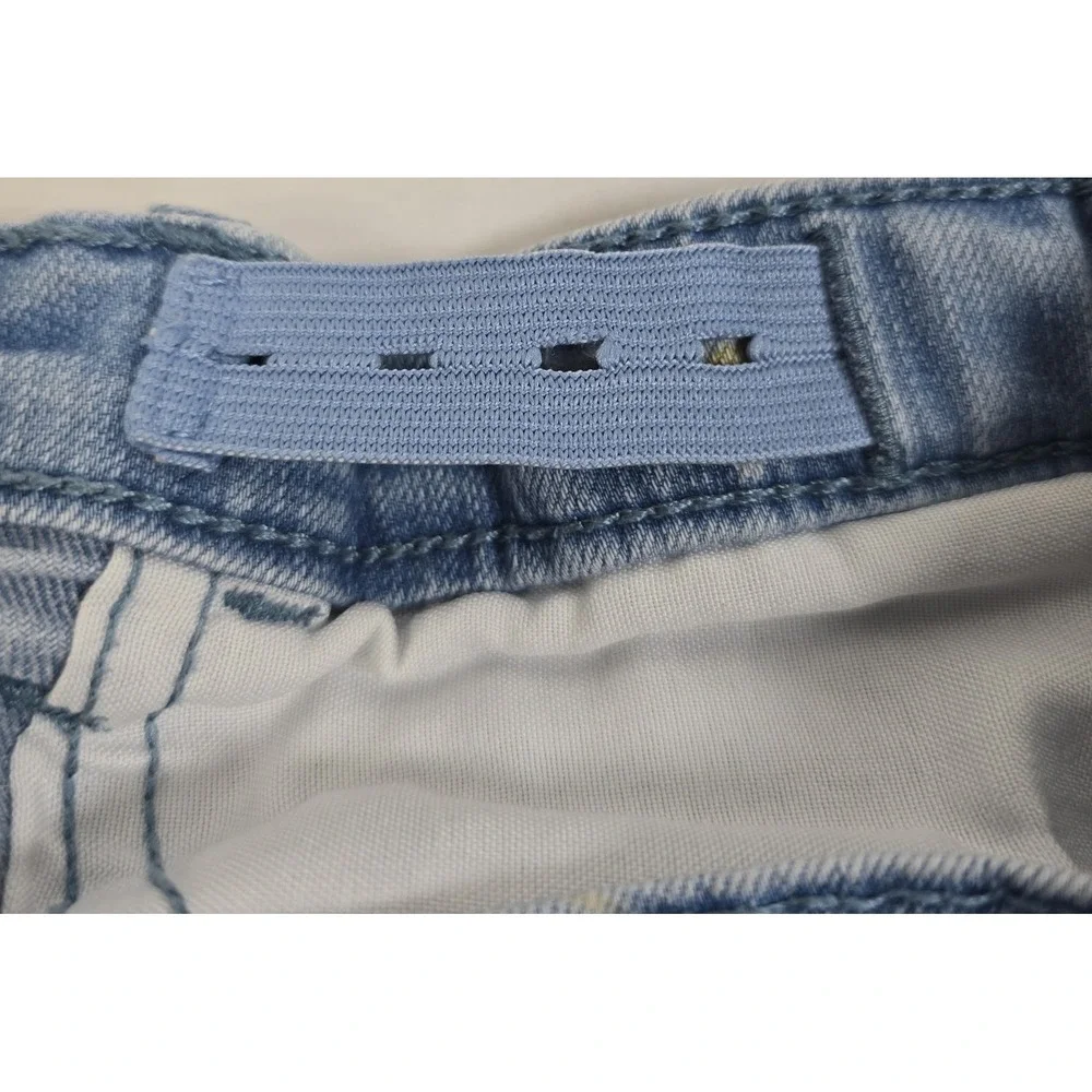 The Childrens Place Skimmer Pant Court Shorts Adjustable Waist Daisy Print Sz 16